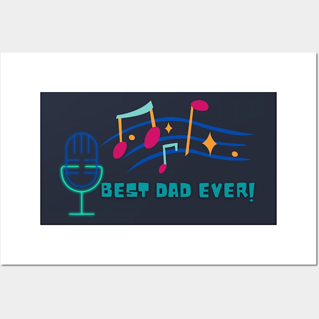 Best Dad Ever Wall Art by PedaDesign